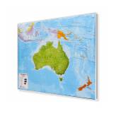 Australia polityczna 125x100cm. Mapa magnetyczna.