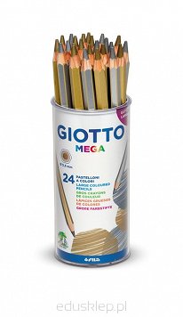 Kredki Giotto mega gold-silver 24szt.518000