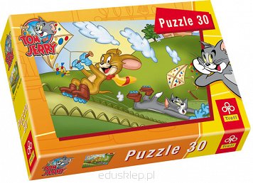 Puzzle 30 Elementów Latawce Tom & Jerry Trefl