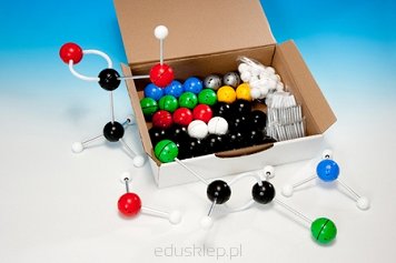 Budowa molekularna cząsteczki 
- duży zestaw demonstracyjny