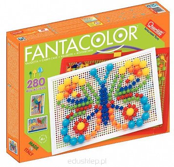 Fantacolor Mozaika 10mm 280 sztuk Quercetti