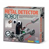Zdalnie sterowany robot detektor metalu