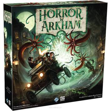 Horror w Arkham to kooperacyjna gra o ponurych wydarzeniach i przedwiecznym terrorze dla 1-6 graczy.
