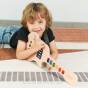 Gitara drewniana elektryczna świecąca dla dzieci zabawa produktem