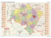 Województwo dolnośląskie - ścienna mapa administracyjna