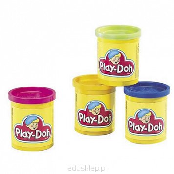 Play-Doh 4 Tuby Różne Kolory Hasbro