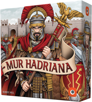 Mur Hadriana gra strategiczna widok przodu pudełka 