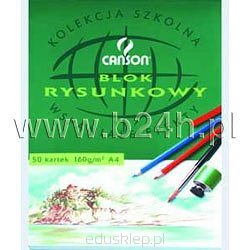 Blok rysunkowy Canson Student A3 160g 30ark fakturowany (zielony) (100554854)
