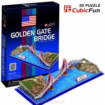 Puzzle 3D Golden Gate Bridge Cubicfun