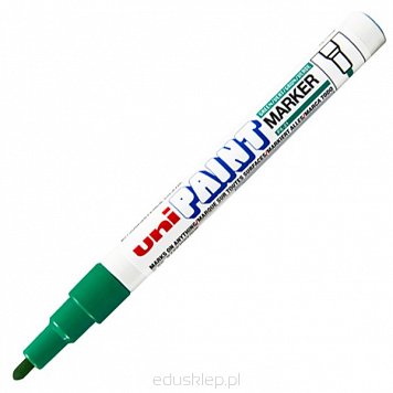 Profesjonalny marker olejowy UNI PX-21, kolor: zielony.