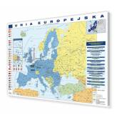 Unia Europejska 148x98,5cm. Mapa magnetyczna.