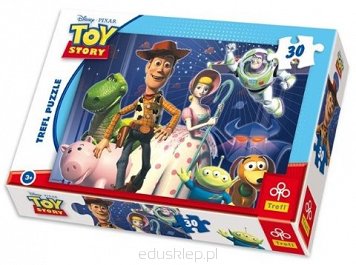 Puzzle 30 Elementów Toy Story, Zgrana Paczka Trefl
