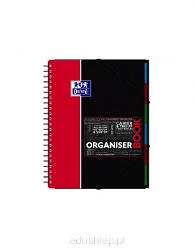Kołonotatnik Oxford Organiserbook  A4+/80 kratka (245x310) 400019524