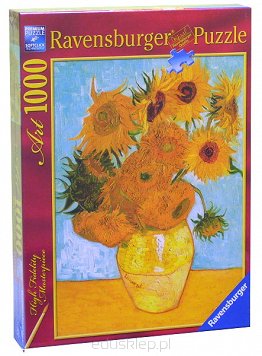 Puzzle 1000 Elementów Van Gogh Słoneczniki Ravensburger