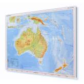 Australia fizyczna 166x118cm. Mapa magnetyczna.