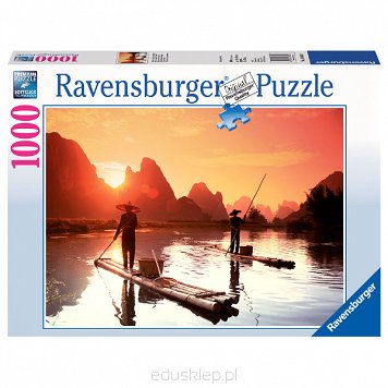 Puzzle 1000 Elementów Poranne Wędkarstwo Ravensburger