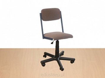 Krzesło obrotowe nauczyciela JT-O tapicerowane zapewnia wygodę oraz prawidłową postawę nauczyciela podczas zajęć lekcyjnych.