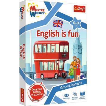 English is Fun jest grą edukacyjną, która w prosty i przyjemny sposób pomoże nauczyć się angielskiego, ale również utrwalić poznane już słownictwo.