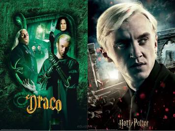 Harry Potter: Magiczne puzzle-zdrapka - Draco Malfoy (150 elementów) widok 