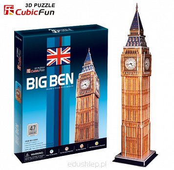Puzzle 3D Zegar Big Ben Cubicfun
