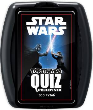 Top Trumps Quiz: Star Wars gra karciana przód pudełka