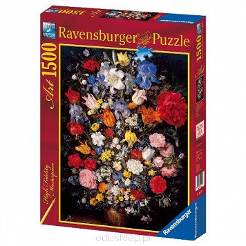 Puzzle 1500 Elementów Brueghel Kwiaty 13 Ravensburger