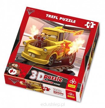 Puzzle 48 Elementów 3D Cars 2 Złomek Trefl