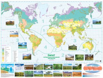 Mapa ścienna „Świat – potencjalna roślinność naturalna” w skali 1:24 000 000 to świetne źródło informacji o świecie roślin. Poznajemy dzięki niej hipotetyczny stan roślinności, który zostałby osiągnięty, gdyby istniejące tendencje rozwojowe mogły się zrealizować.
Wymiar:
160 x 120 cm