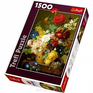 Puzzle 1500 Elementów Martwa Natura z Kwiatami Trefl