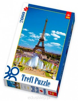 Puzzle 2000 Elementów Wieża Eiffla, Francja Trefl