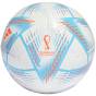 Piłka nożna Adidas Al Rihla Club Ball biało-niebiesko-pomarańczowa MŚ Qatar 2022