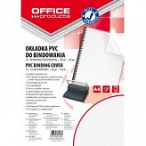 Okładki do bindowania OFFICE PRODUCTS, PVC, A4, 150mikr., 100szt., transparentne 20221515-90 