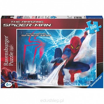 Puzzle 100 Elementów XXL Uwaga Spiderman! Ravensburger