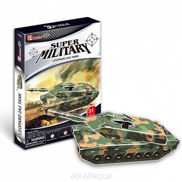 Puzzle 3D Leopard 2A5 Tank Cubicfun