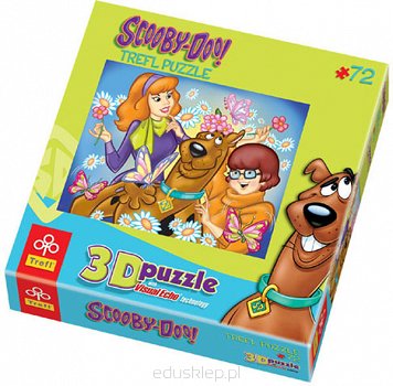 Puzzle 72 Elementów 3D Daphne,Velma i Scooby Doo Trefl