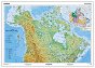 Kanada mapa fizyczna język angielski