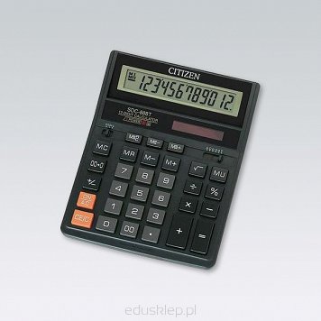 Kalkulatory na biurko Citizen (SDC-888) czarny