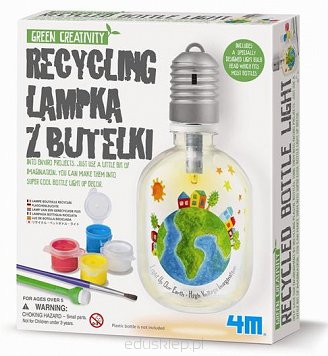 Recykling Lampka z Butelki 4M